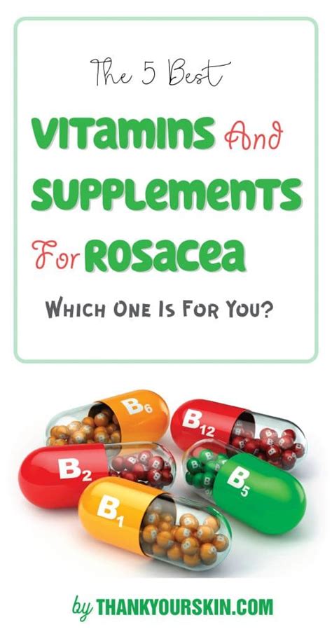 best vitamins for rosacea.